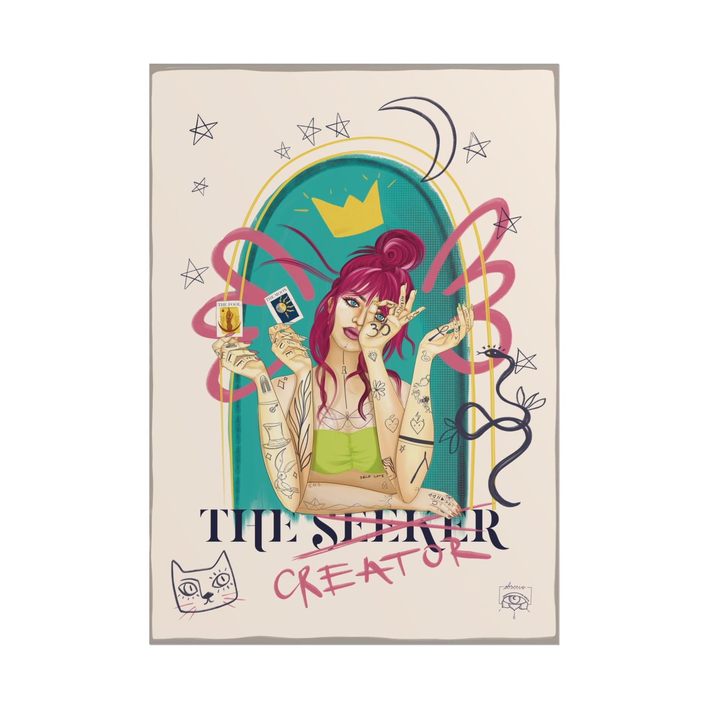 The Creator Tarot Card Poster