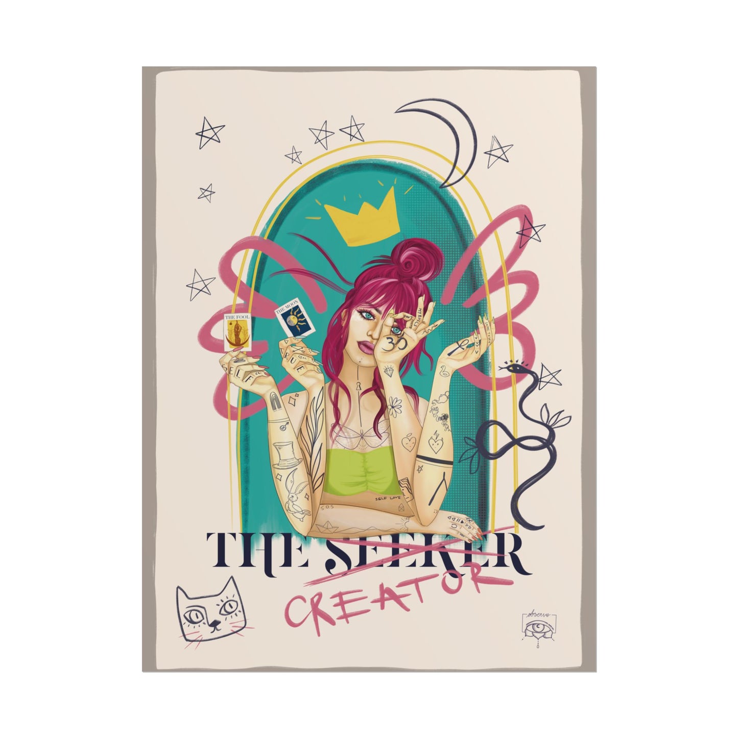 The Creator Tarot Card Poster