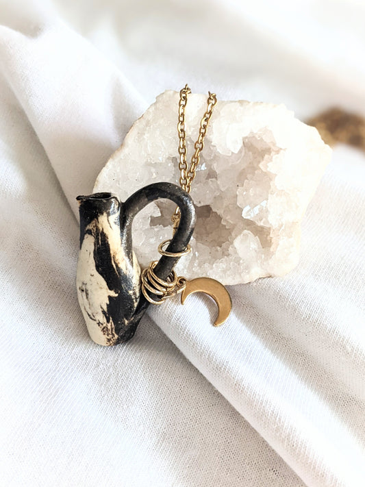 Part of Nature - Ceramic Water Vessel Charm