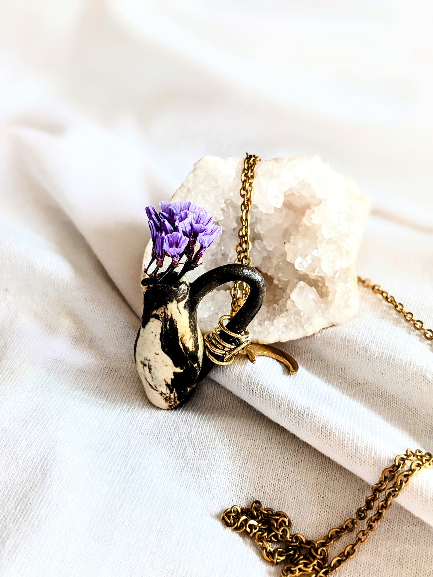 Part of Nature - Ceramic Water Vessel Charm
